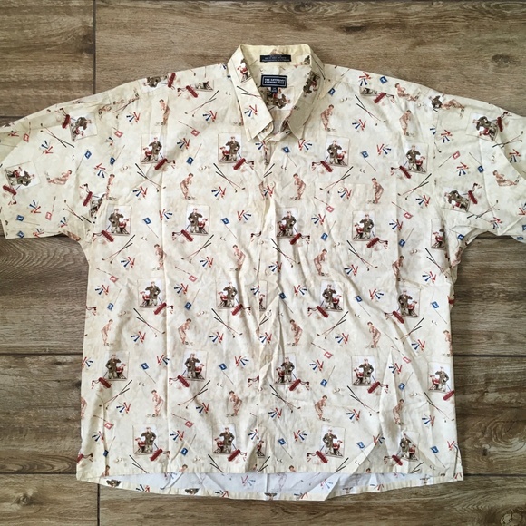 Golf Print Mens Shirt 2X - Picture 7 of 7